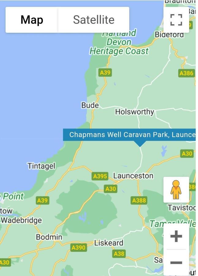 Cornwall Cornwall-Chapmanswell Caravan Holiday Park A30 B&B Bed And Breakfast #41 Лонсестон Екстер'єр фото